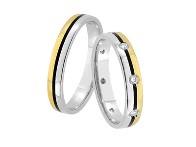 Wedding ring set Noa